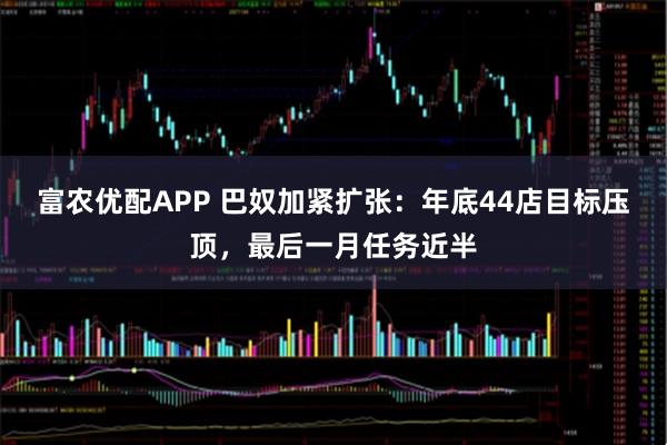 富农优配APP 巴奴加紧扩张:年底44店目标压顶,最后一月任务近半